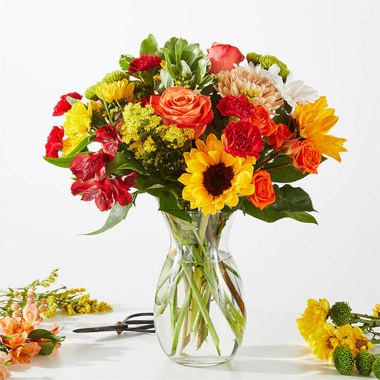 Fall Delight – A Florist Original –  Guilles Flower Shop And Catering, San Jose CA