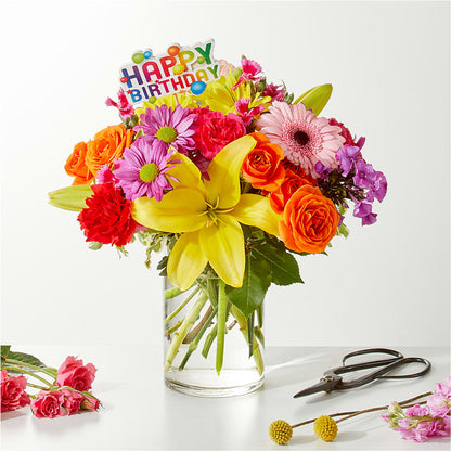 Cue the Confetti - A Florist Original –  Guilles Flower Shop And Catering, San Jose CA