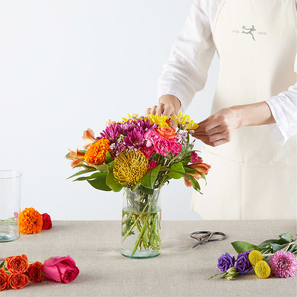 Feast of Color – A Florist Original –  Guilles Flower Shop And Catering, San Jose CA
