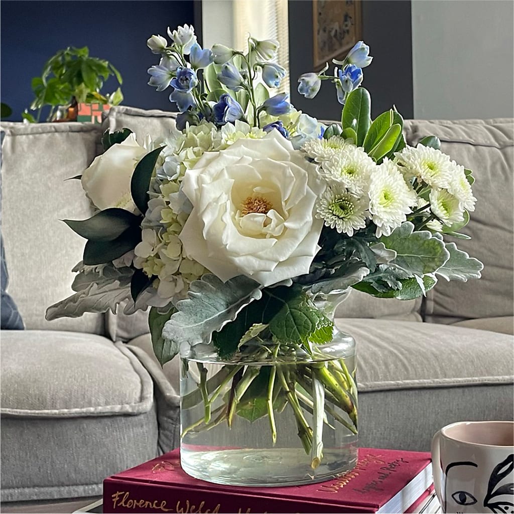 Clear Skies Bouquet –  Guilles Flower Shop And Catering, San Jose CA
