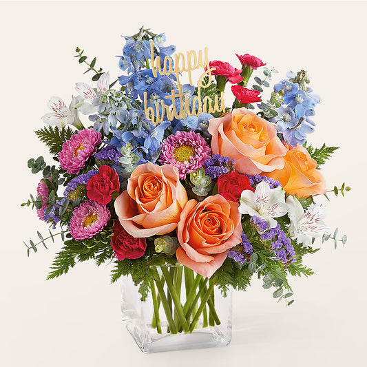 Birthday Bash Bouquet –  Guilles Flower Shop And Catering, San Jose CA