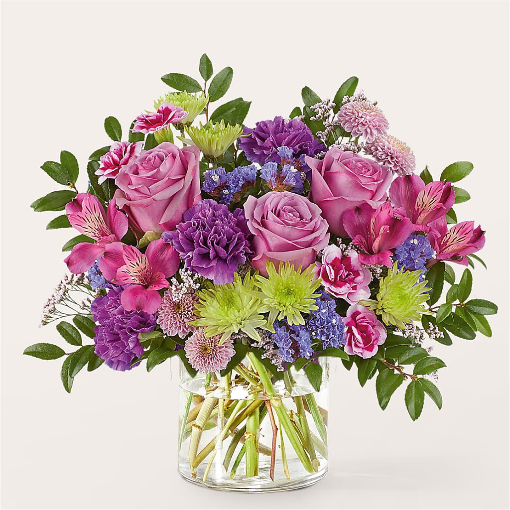 Glass Half Full Bouquet –  Guilles Flower Shop And Catering, San Jose CA