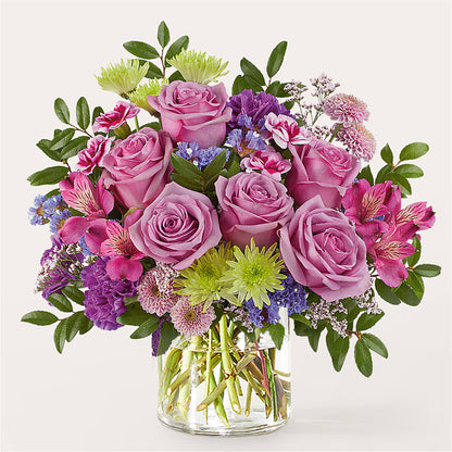 Glass Half Full Bouquet –  Guilles Flower Shop And Catering, San Jose CA