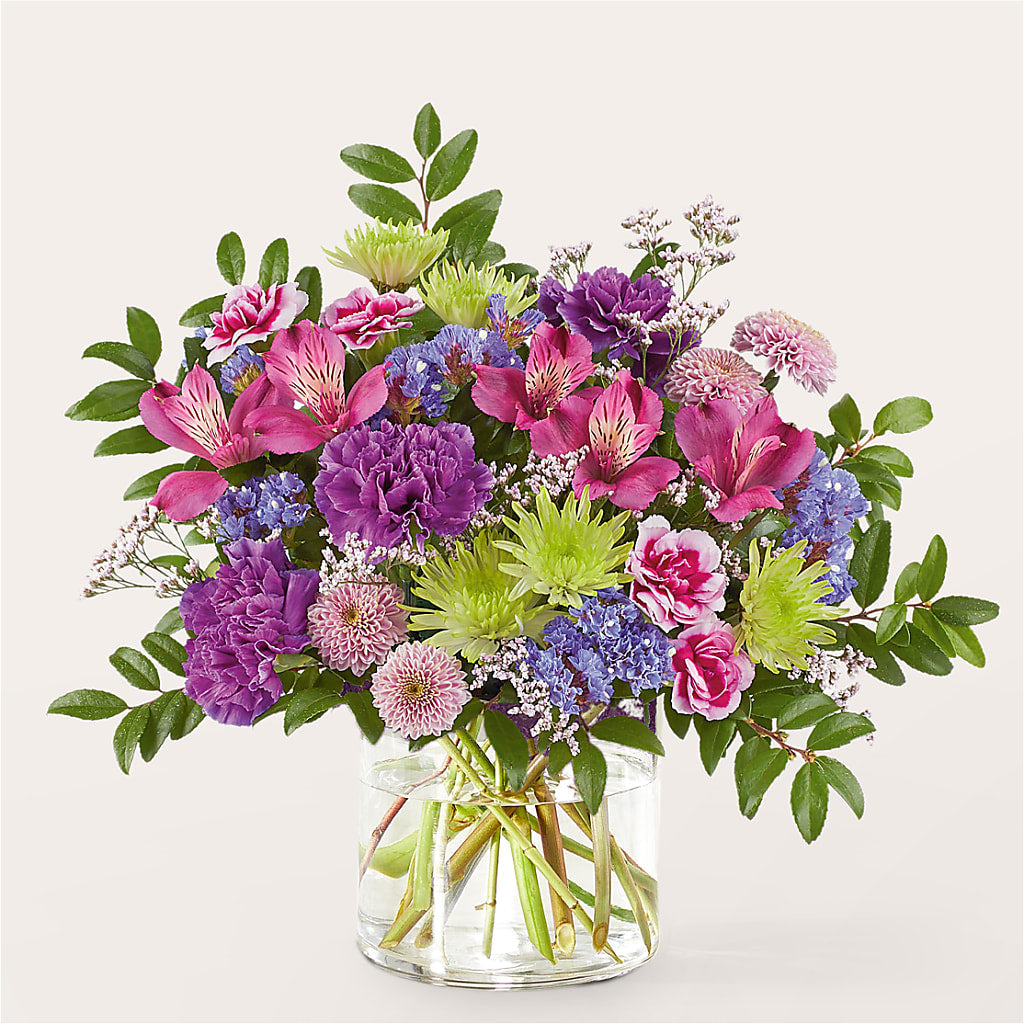 Glass Half Full Bouquet –  Guilles Flower Shop And Catering, San Jose CA
