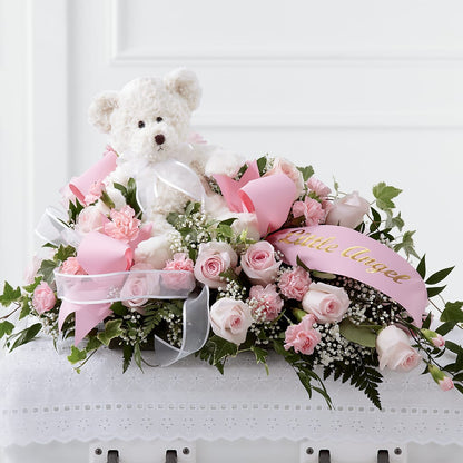Touch of Sympathy Casket Spray –  Guilles Flower Shop And Catering, San Jose CA