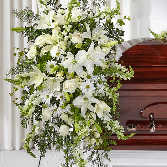 Loving Thoughts Standing Spray –  Guilles Flower Shop And Catering, San Jose CA