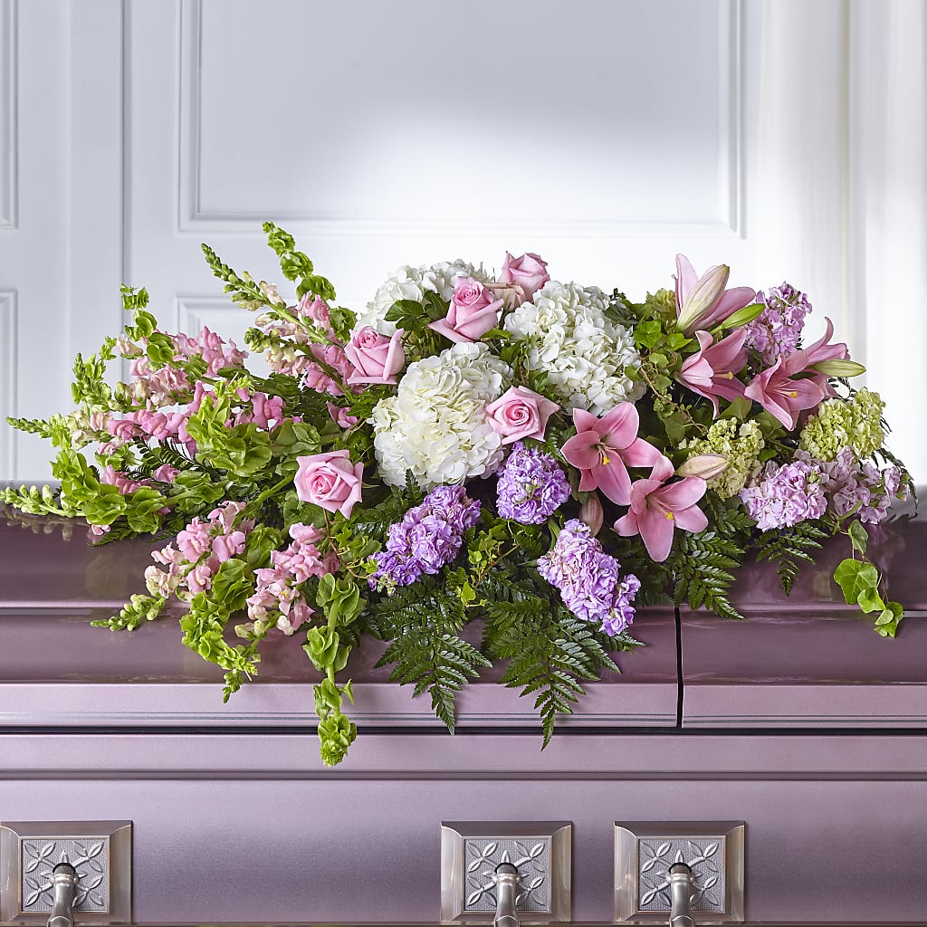 Life's Gratitude Casket Spray –  Guilles Flower Shop And Catering, San Jose CA