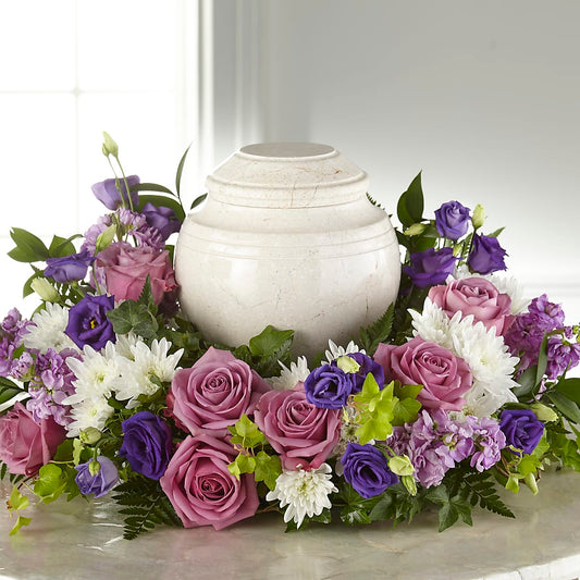 Blooming Sympathy Cremation Adornment –  Guilles Flower Shop And Catering, San Jose CA