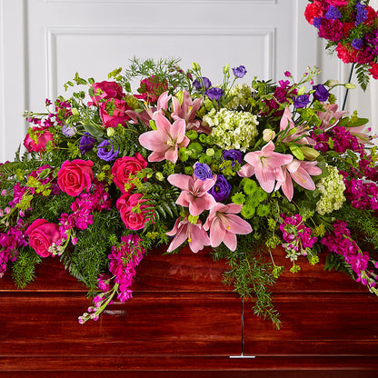 Radiant Tribute Casket Spray –  Guilles Flower Shop And Catering, San Jose CA