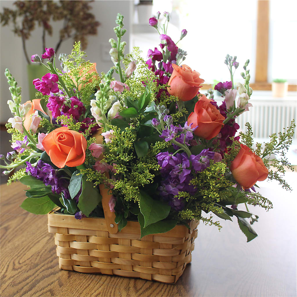Garden of Life Basket –  Guilles Flower Shop And Catering, San Jose CA