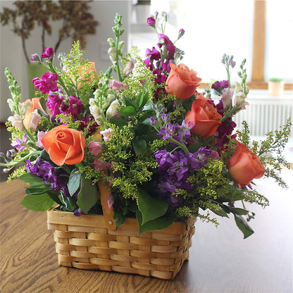 Garden of Life Basket –  Guilles Flower Shop And Catering, San Jose CA