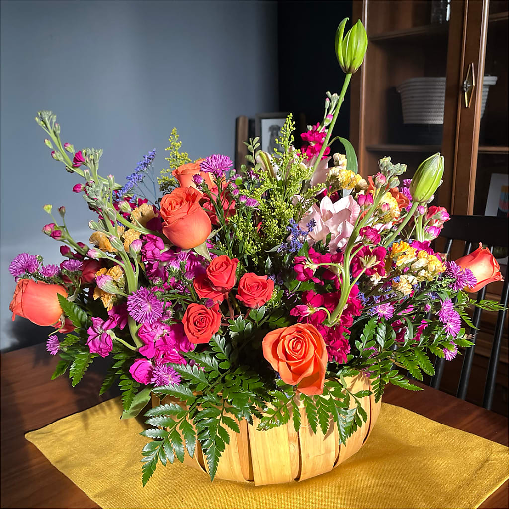 Garden of Life Basket –  Guilles Flower Shop And Catering, San Jose CA