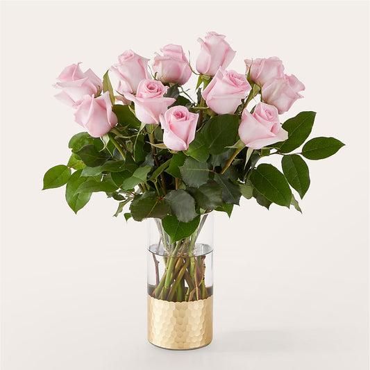 Picture Perfect Pink Rose Bouquet –  Guilles Flower Shop And Catering, San Jose CA
