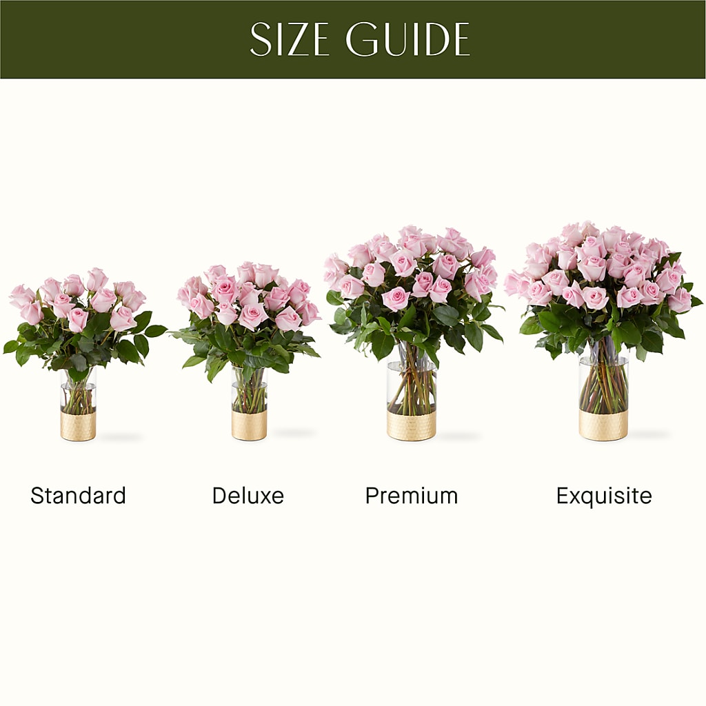 Picture Perfect Pink Rose Bouquet –  Guilles Flower Shop And Catering, San Jose CA