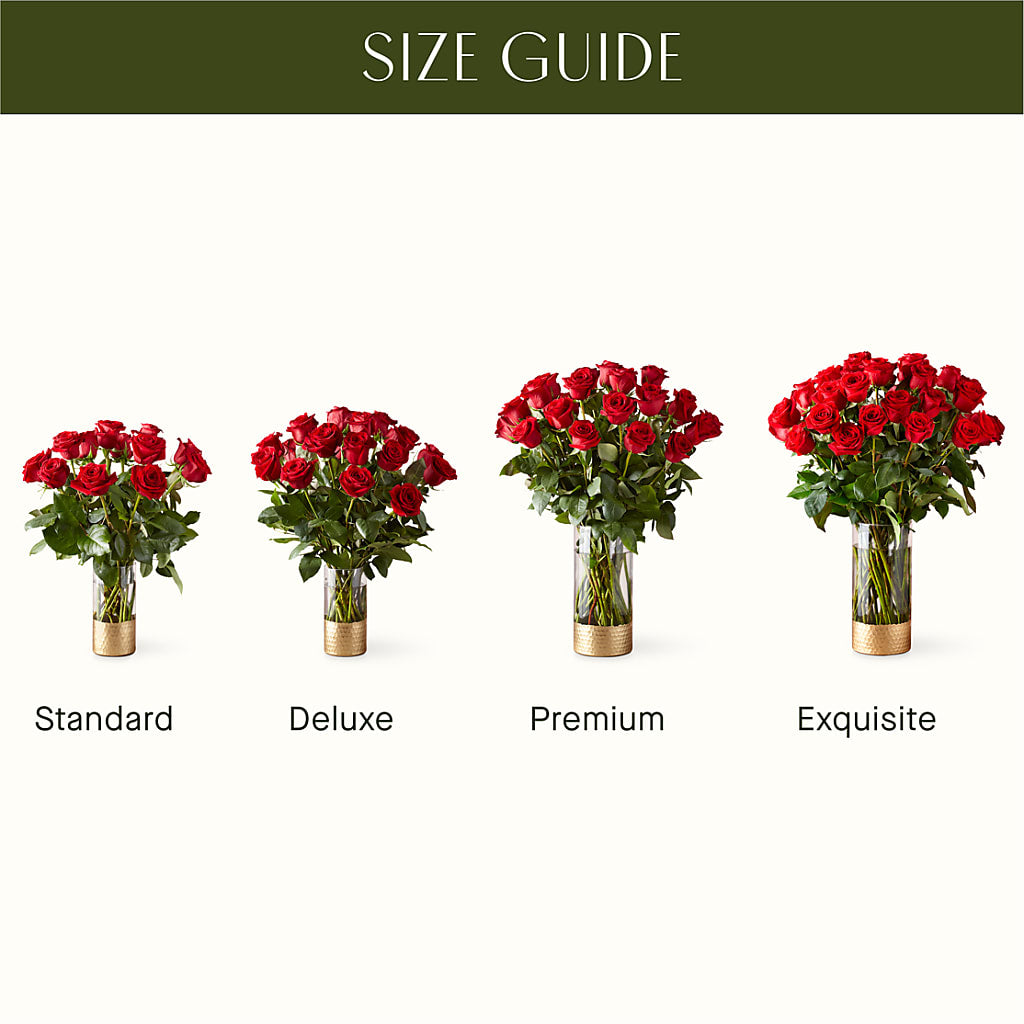 Classic Love Red Rose Bouquet –  Guilles Flower Shop And Catering, San Jose CA