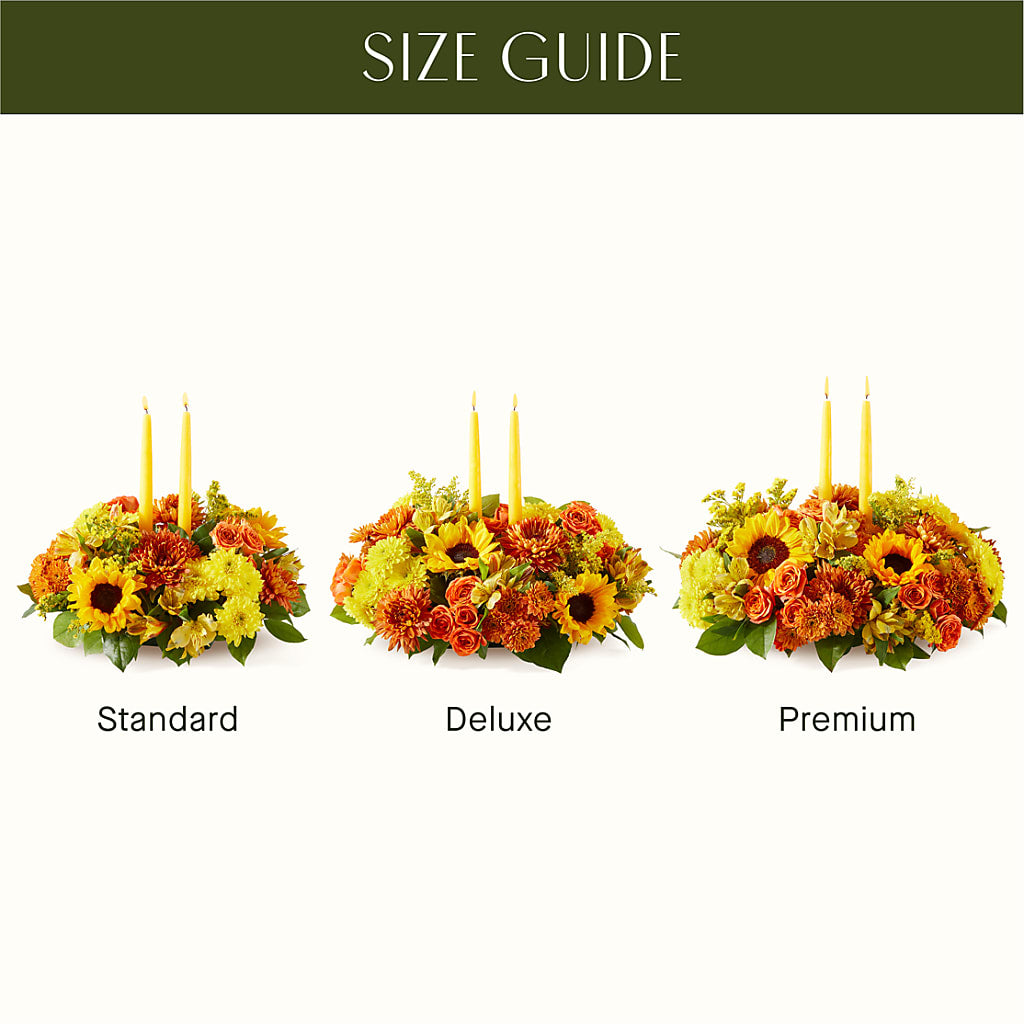 Autumn Harmony Centerpiece –  Guilles Flower Shop And Catering, San Jose CA