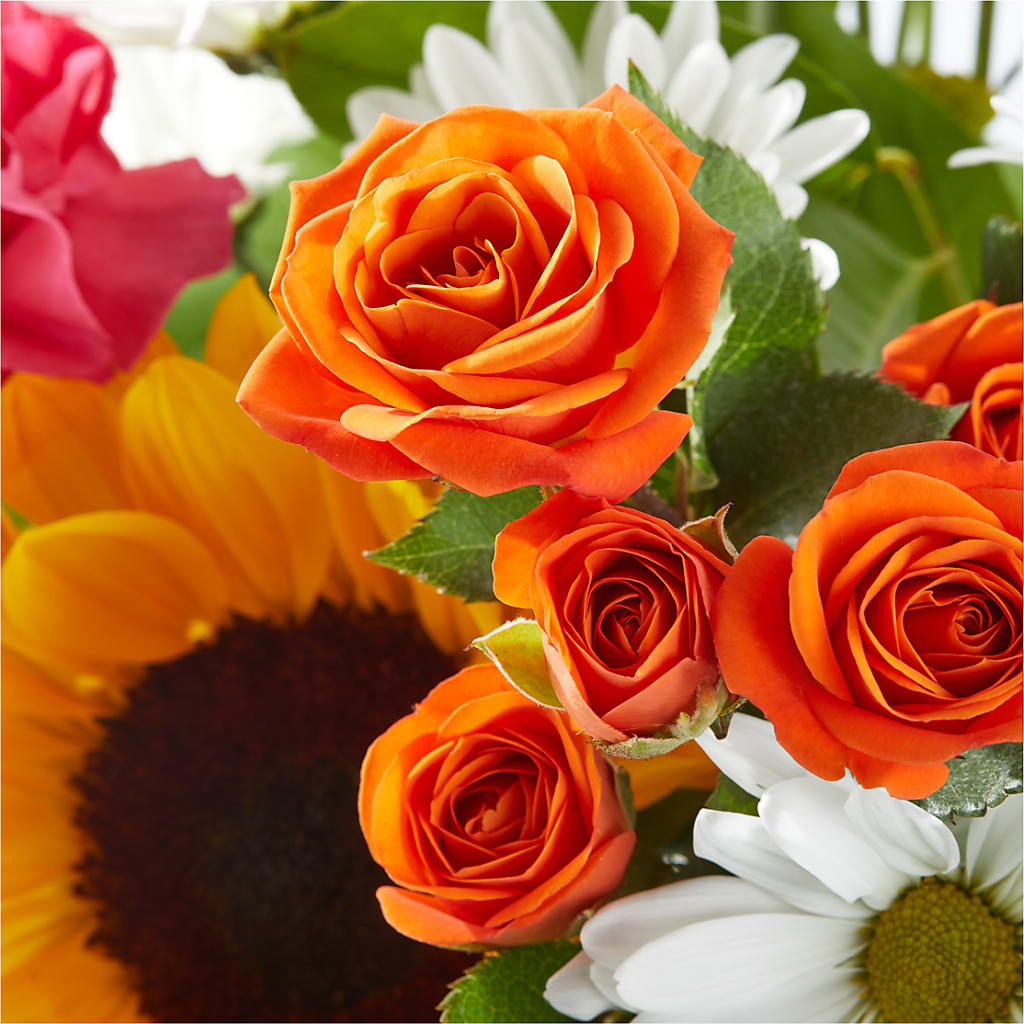 Sun-drenched Blooms Bouquet –  Guilles Flower Shop And Catering, San Jose CA