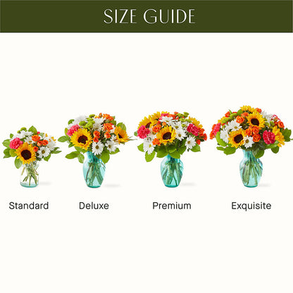 Sun-drenched Blooms Bouquet –  Guilles Flower Shop And Catering, San Jose CA