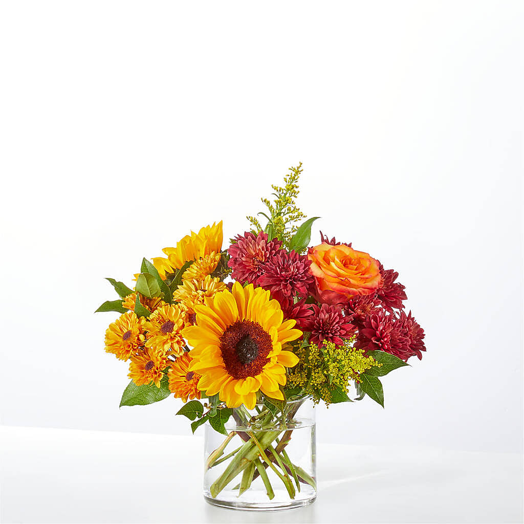 Flannel Scarf Bouquet –  Guilles Flower Shop And Catering, San Jose CA