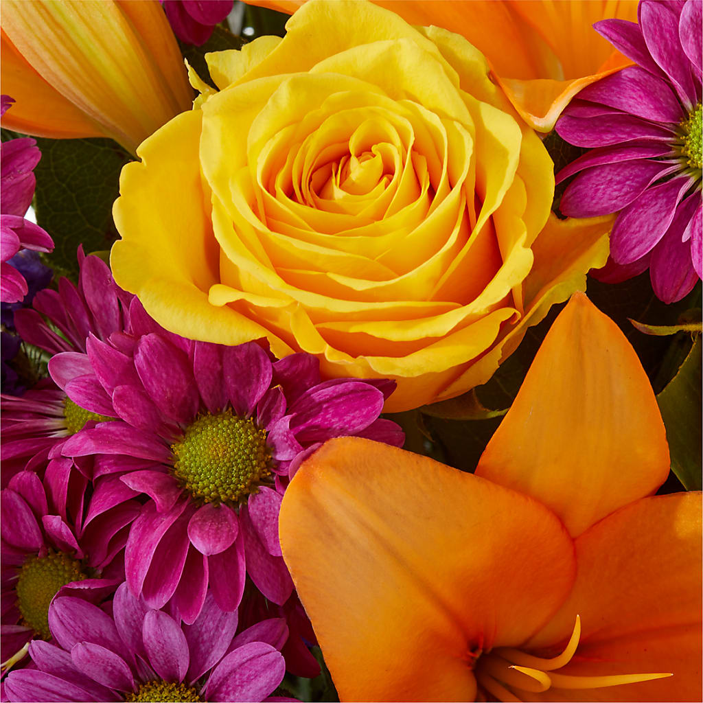 Colorful Visions Bouquet –  Guilles Flower Shop And Catering, San Jose CA