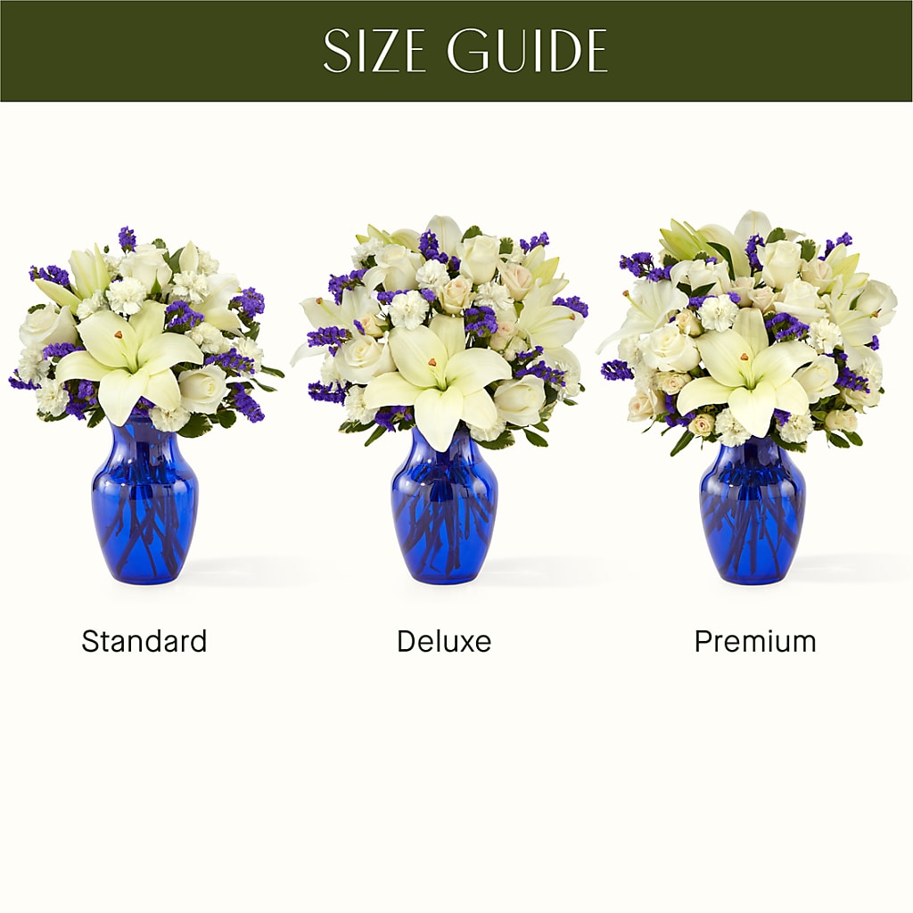 Sapphire Rush Bouquet –  Guilles Flower Shop And Catering, San Jose CA