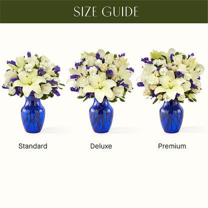 Sapphire Rush Bouquet –  Guilles Flower Shop And Catering, San Jose CA