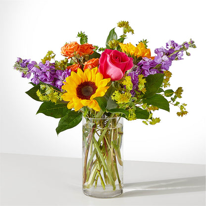 Vibrant Greetings Bouquet –  Guilles Flower Shop And Catering, San Jose CA