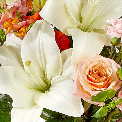 Grapefruit Splash Bouquet –  Guilles Flower Shop And Catering, San Jose CA