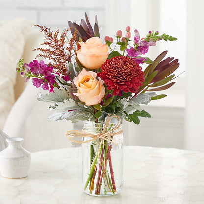 Moody Hues Bouquet –  Guilles Flower Shop And Catering, San Jose CA