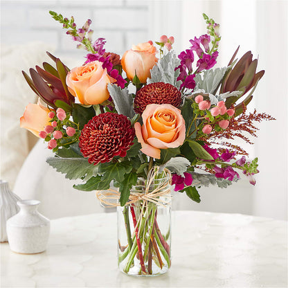 Moody Hues Bouquet –  Guilles Flower Shop And Catering, San Jose CA