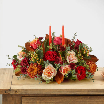 Gather Near Centerpiece –  Guilles Flower Shop And Catering, San Jose CA
