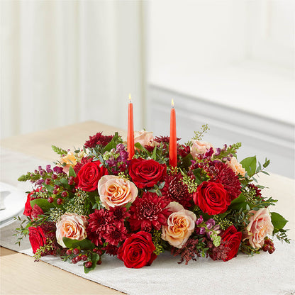 Most Thankful Centerpiece –  Guilles Flower Shop And Catering, San Jose CA