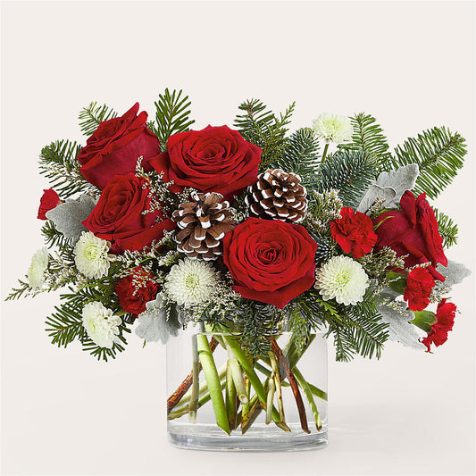 Yule Cheer Bouquet –  Guilles Flower Shop And Catering, San Jose CA