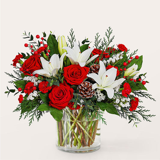 Best in Snow Bouquet –  Guilles Flower Shop And Catering, San Jose CA