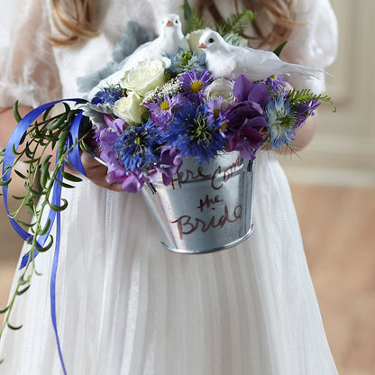 Enchantment Flower Girl Arrangement –  Guilles Flower Shop And Catering, San Jose CA