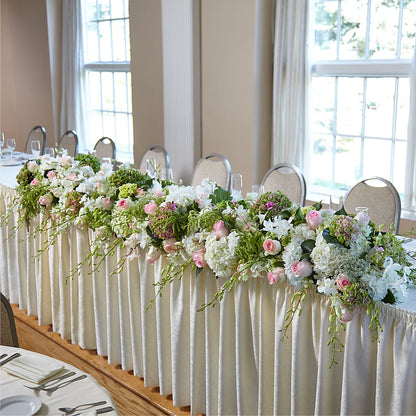 State of Joy Head Table Arrangement –  Guilles Flower Shop And Catering, San Jose CA