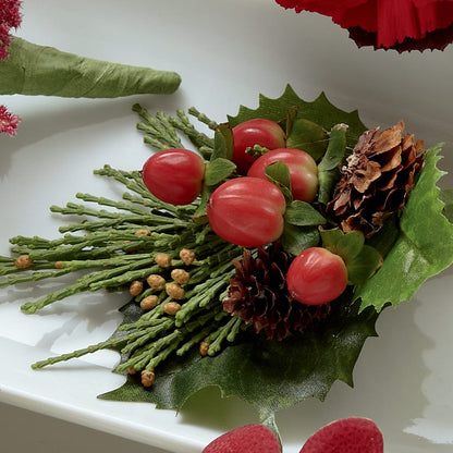 Red Berry Boutonniere –  Guilles Flower Shop And Catering, San Jose CA